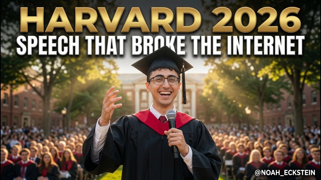 Noah Eckstein's Harvard 2026 Commencement Speech - click to watch on YouTube